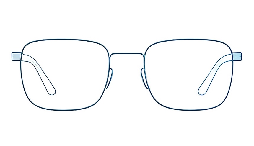 Okuliare – pohľad spredu